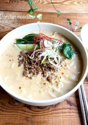ピーナッツバターで簡単！豆乳担々麺-レシピのメイン写真