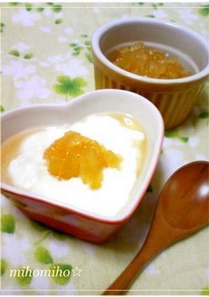 Ｗりんごで✿健康ヨーグルト-レシピのメイン写真