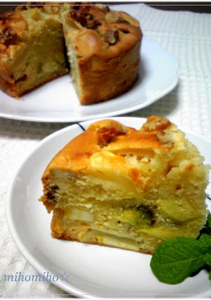 クルミ入り✿りんごとさつまいものケーキ-レシピのメイン写真