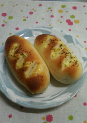 HBで☆マヨカレーウィンナーパン♪-レシピのメイン写真