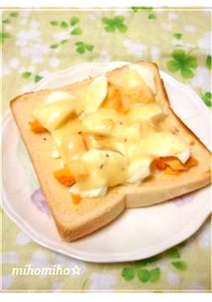 簡単✿美味しい✿ゆで卵トースト-レシピのメイン写真