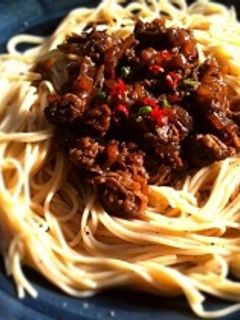 Ken房の簡単☆牛丼パスタ♪-レシピのメイン写真