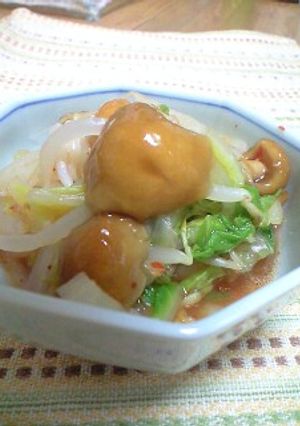 ｱﾂｱﾂご飯に♪ﾋﾟﾘ旨辛とろ～りﾅﾑﾙ-レシピのメイン写真