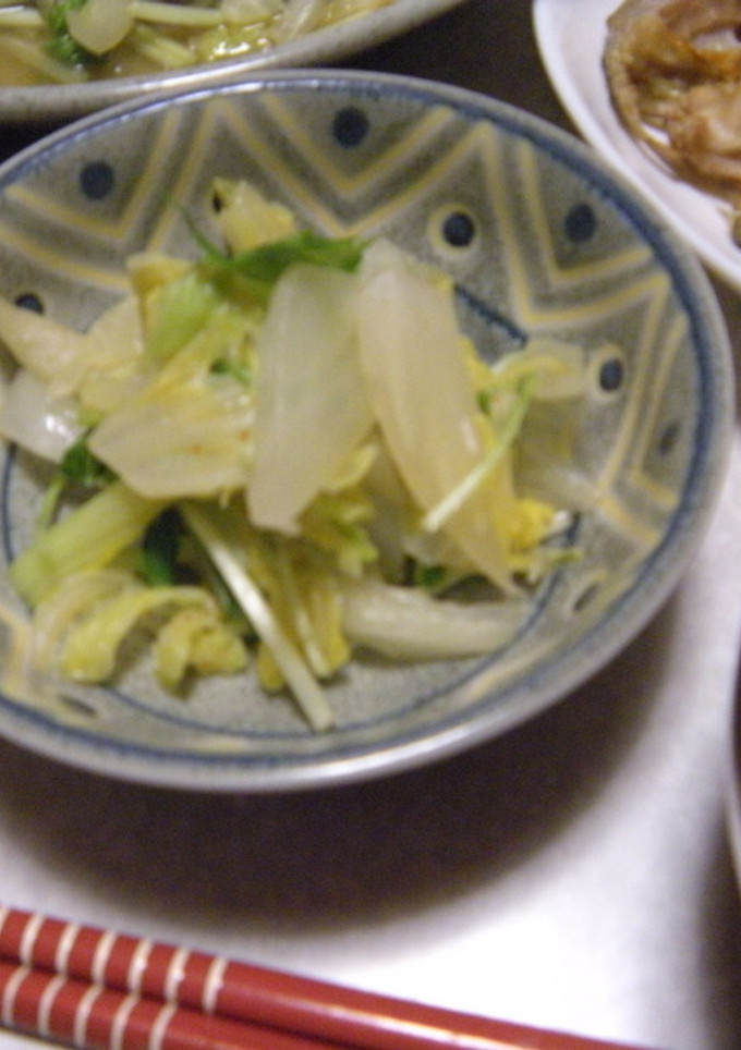 いつもと違う?!白菜の塩炒め☆-レシピのメイン写真