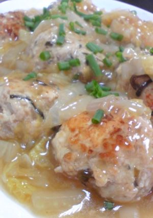 ☆鶏団子とたっぷり白菜のトロっと煮☆-レシピのメイン写真