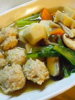 鶏団子と根菜のスープ煮-レシピのメイン写真