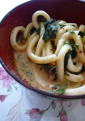 ごまラーわかめうどん☆-レシピのメイン写真