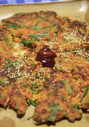 韓国　納豆チヂミ-レシピのメイン写真