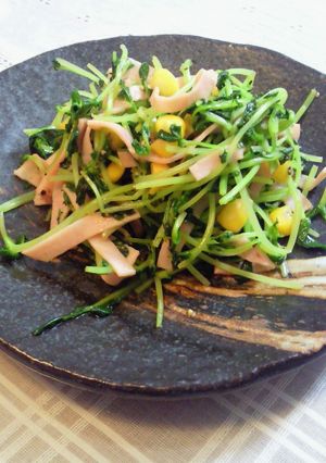 ★豆苗のソテー★-レシピのメイン写真