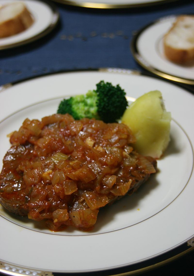 牛肉のトマト煮込み☆イタリア風♪-レシピのメイン写真