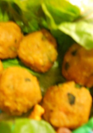 きなこ風味のかぼちゃ団子-レシピのメイン写真