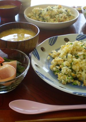カブの葉っぱのチャーハン-レシピのメイン写真