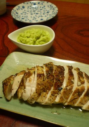 とり胸肉のオリーブオイル蒸し-レシピのメイン写真