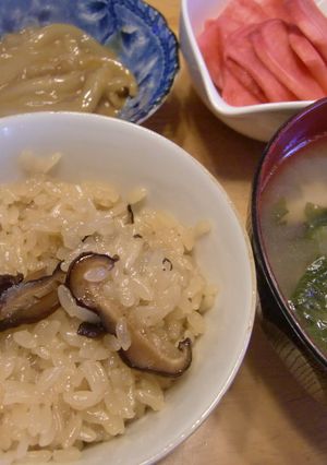 ★絶品★干し椎茸の佃煮&圧力鍋でおこわ-レシピのメイン写真