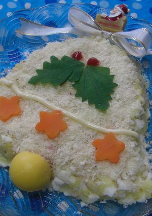 クリスマス❄ポテトサラダでベル♬-レシピのメイン写真