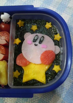 キャラ弁★簡単カービィ弁当☆-レシピのメイン写真