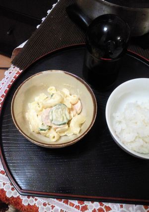 炭水化物マカロニ丼-レシピのメイン写真