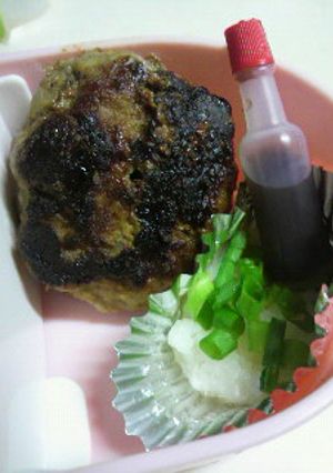 お弁当でもおろしハンバーグ♪-レシピのメイン写真
