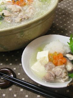 さっぱり鶏のみぞれ鍋(雪見鍋)-レシピのメイン写真