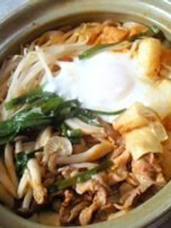 寒い日の一人ランチ✿キムチ鍋焼きうどん-レシピのメイン写真