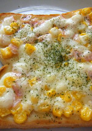 ハムマヨ&コーントースト♪-レシピのメイン写真