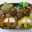 ❤キャラ弁❤フライやナゲットで!車弁当