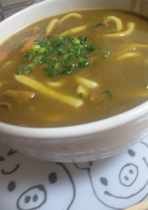 残りのカレーで簡単！カレーうどん-レシピのメイン写真
