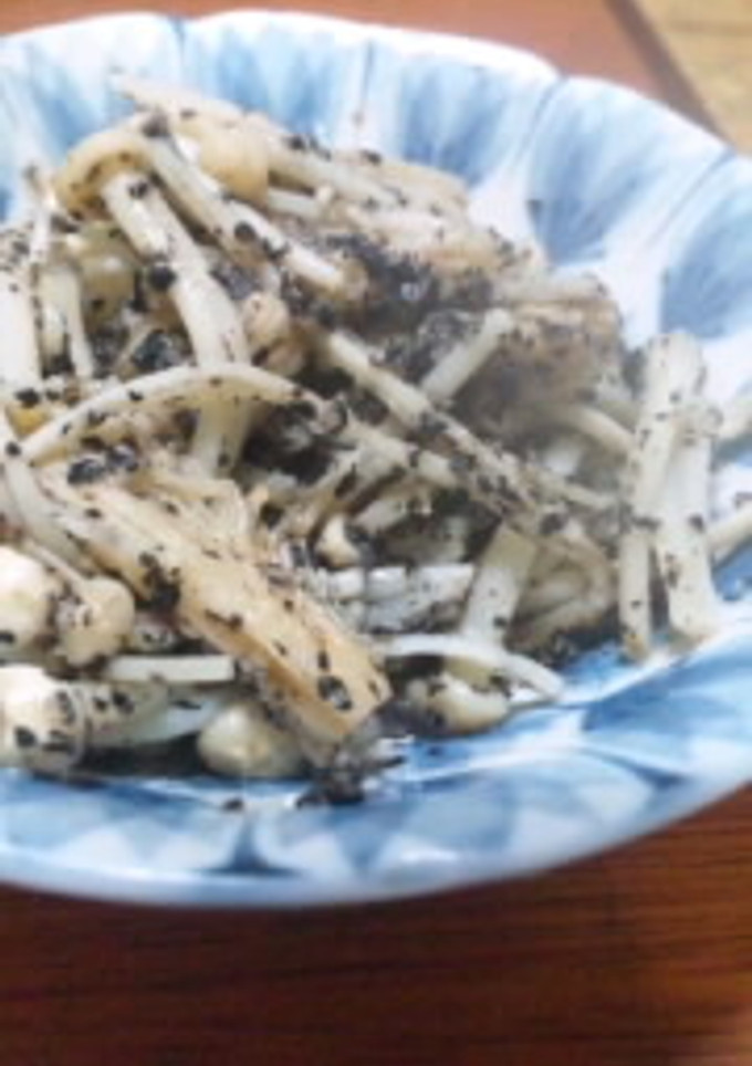 めっちゃ簡単！！えのきだけの胡麻ポン和え-レシピのメイン写真