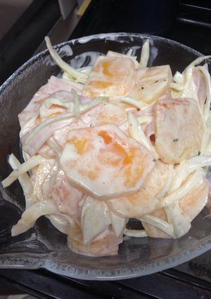 柿ハムサラダ-レシピのメイン写真