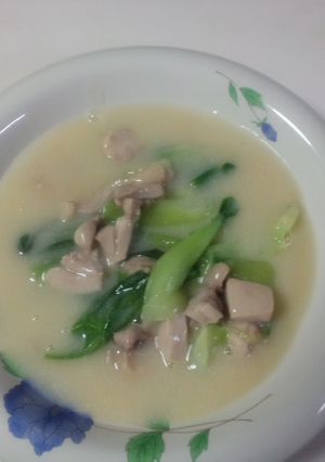 青梗菜＊鶏肉のクリーム煮＊-レシピのメイン写真