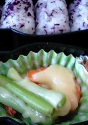 お弁当用☆海老とアスパラのチーズ焼き-レシピのメイン写真