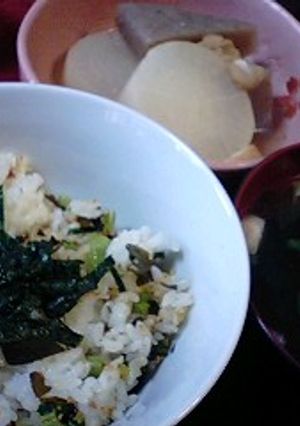 かぶの葉の菜めし-レシピのメイン写真