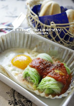 モーニングカップで！白菜のチーズロール-レシピのメイン写真