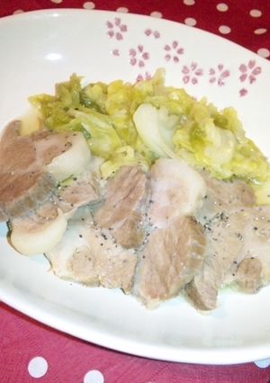 簡単すぎる!豚肉とキャベツの重ね蒸し-レシピのメイン写真