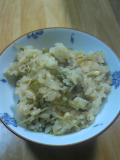 水菜の炊込みご飯-レシピのメイン写真