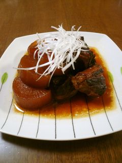 圧力鍋で♪豚の角煮♥大根入り-レシピのメイン写真