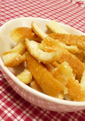 レンジで簡単★☆さくさくパンの耳ラスク-レシピのメイン写真