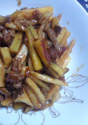 旬の食材で青椒肉絲～！-レシピのメイン写真