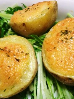 ルクエでジャガイモの明太マヨ焼き-レシピのメイン写真