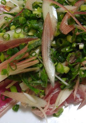 薬味たっぷり!マグロのたたき-レシピのメイン写真
