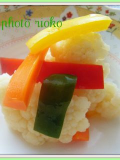 *カリフラワーの和風ピクルス*-レシピのメイン写真