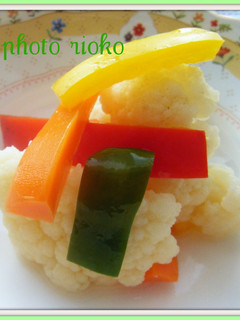 *カリフラワーの和風ピクルス*-レシピのメイン写真