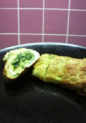 インスタントのわかめスープで手抜き卵焼き-レシピのメイン写真