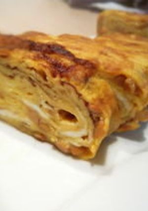 納豆玉子焼き-レシピのメイン写真