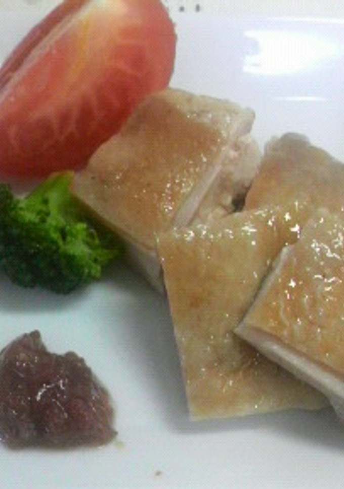 鶏むね肉のうめわさびソースだれ-レシピのメイン写真