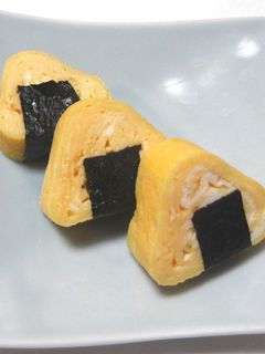 お弁当に…おにぎり卵焼き~♬-レシピのメイン写真