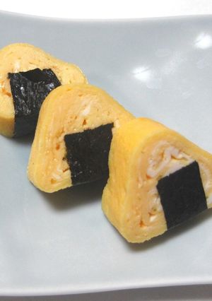 お弁当に…おにぎり卵焼き～♬-レシピのメイン写真