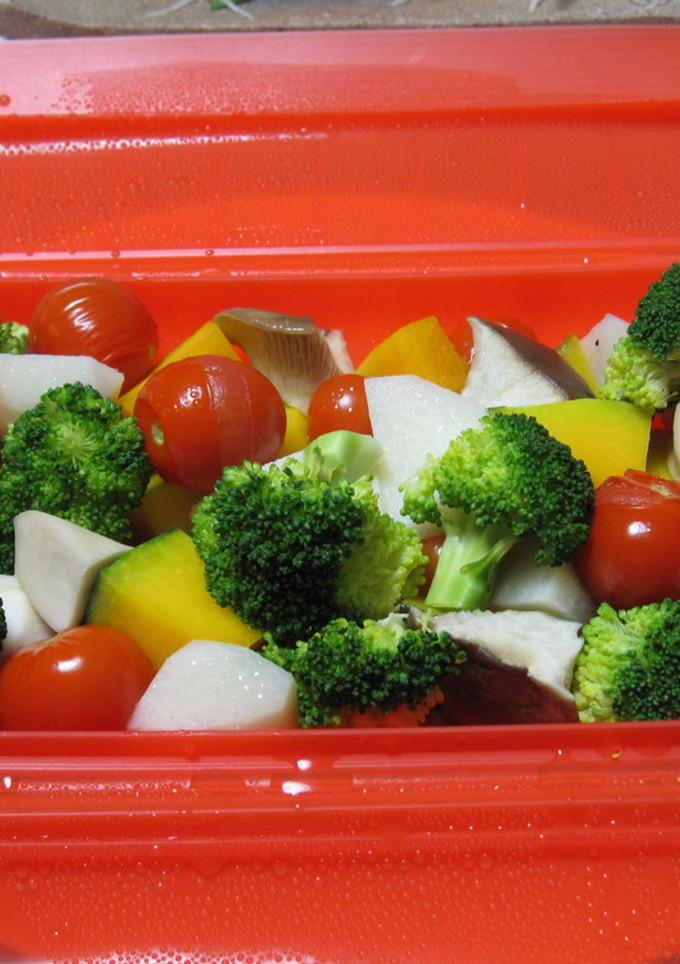 ルクエで蒸し野菜-レシピのメイン写真