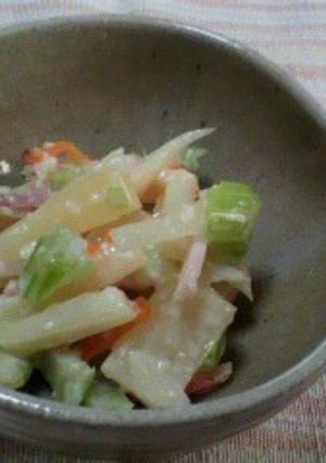 ヤーコンの塩麹和えサラダ-レシピのメイン写真