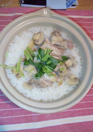 お鍋で炊くチキンライス♪-レシピのメイン写真